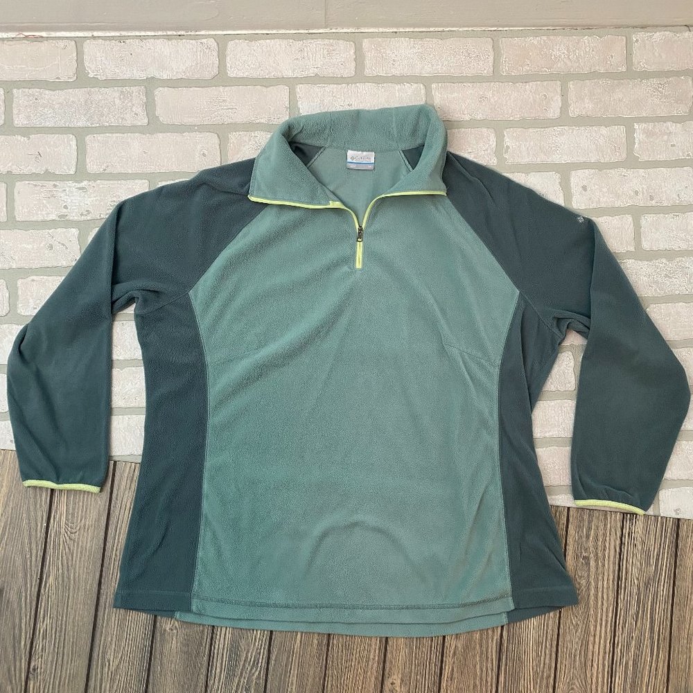 Columbia Quarter 1/4 Zip Pullover Fleece Sweatshirt Women's Plus Size 2X